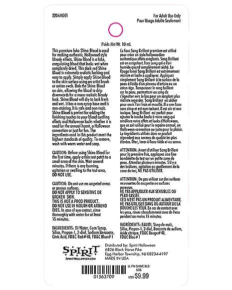 Premium Shine Drying Blood Kit 2 Premium Shine Drying Blood Kit - Image 2