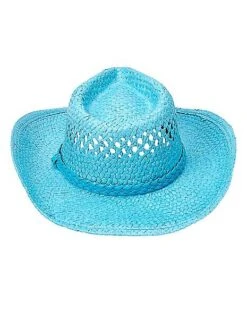 Blue Straw Cowboy Hat -Halloween Costumes 01573013 e
