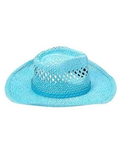 Blue Straw Cowboy Hat -Halloween Costumes 01573013 f