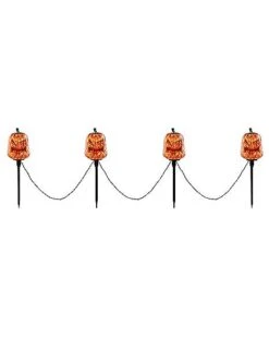 Light-Up LED Jack-O-Lantern Pathway Markers -Halloween Costumes 01573914 d