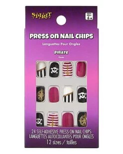 Kids Pirate Press On Nails -Halloween Costumes 01580638 c