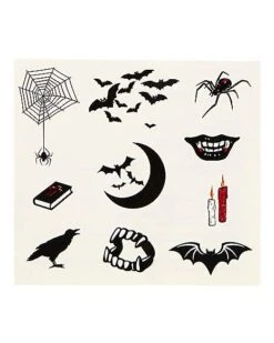 Vampire Temporary Tattoos -Halloween Costumes 01580661 c