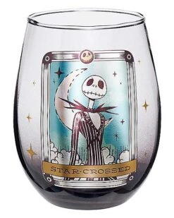 Star-Crossed Lovers Drinkware Set 2 Pack 20 Oz. - The Nightmare Before -Halloween Costumes 01580745 c