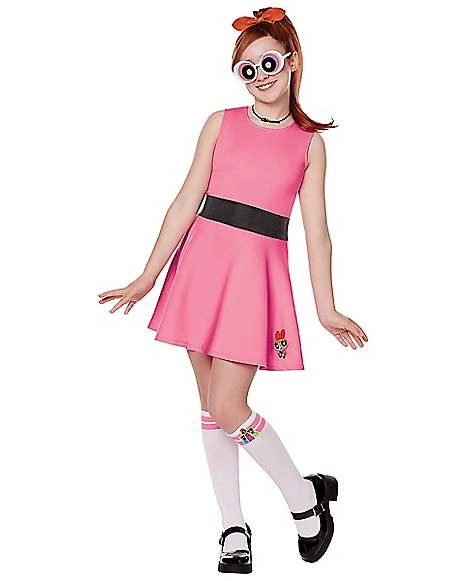 Kids Blossom Dress Costume - The Powerpuff Girls 1 Kids Blossom Dress Costume - The Powerpuff Girls