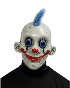 Derpy The Clown Half Mask -Halloween Costumes 01581792 d