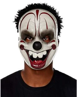 Vintage Scary Clown Half Mask