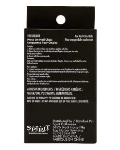 Black Widow Witch Press On Nails -Halloween Costumes 01582337 d