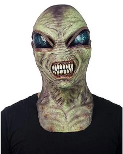 Green Alien Full Mask