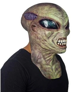 Green Alien Full Mask -Halloween Costumes 01582659 d
