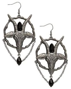 Baphomet Earrings