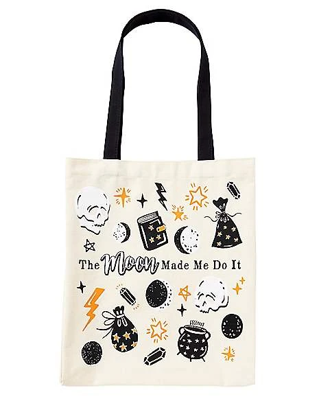 The Moon Made Me Do It Tote Bag 1 The Moon Made Me Do It Tote Bag