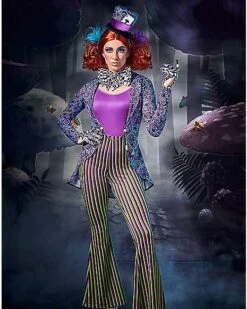 Adult Mad Hatter Jumpsuit Costume -Halloween Costumes 01597400 c