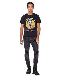 Happy Leatherface T Shirt - Texas Chainsaw Massacre -Halloween Costumes 01598036 c