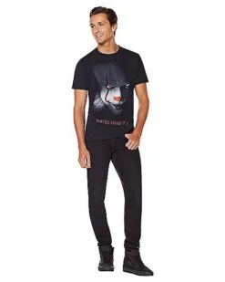 Hi Georgie Pennywise T Shirt - It -Halloween Costumes 01598119 c