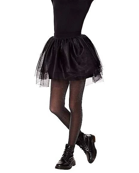 Kids Black Tulle Skirt 1 Kids Black Tulle Skirt
