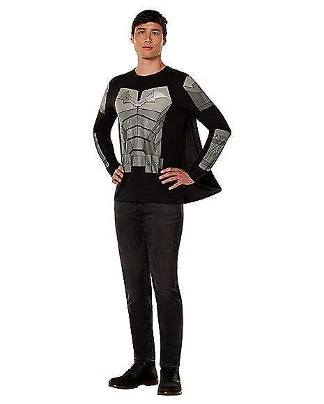 Caped Batman Long Sleeve T Shirt 3 Caped Batman Long Sleeve T Shirt - Image 3