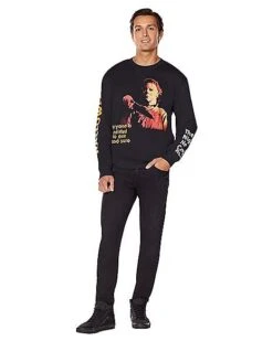 Michael Myers One Good Scare Sweatshirt - Halloween -Halloween Costumes 01602887 c