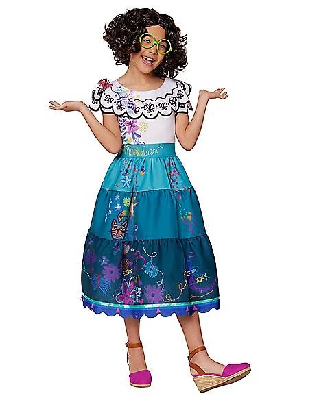 Kids Mirabel Dress Costume - Disney Encanto 1 Kids Mirabel Dress Costume - Disney Encanto