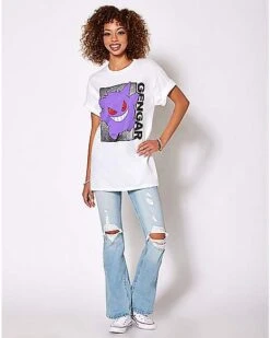 Gengar T Shirt - Pokemon 6 Gengar T Shirt - Pokemon -Halloween Costumes 03999372 c