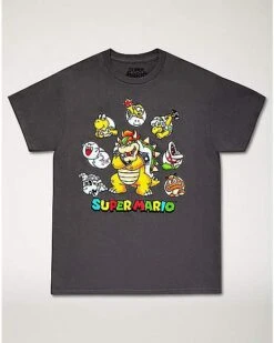 Super Mario Bowser And Friends T Shirt- Nintendo
