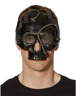 Steampunk Skull Half Mask