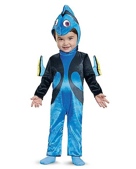 Baby Dory One Piece Costume - Finding Dory 1 Baby Dory One Piece Costume - Finding Dory