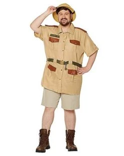 Adult Men's Zookeeper Plus Size Costume -Halloween Costumes 07518327 e