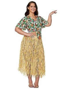 Plus Size Luau Shirt -Halloween Costumes 07521446 c