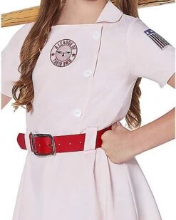 Kids Dottie Costume - A League Of Their Own -Halloween Costumes 07559842 c