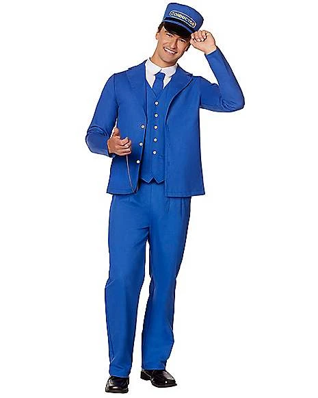 Adult Train Conductor Costume 2 Adult Train Conductor Costume - Image 2