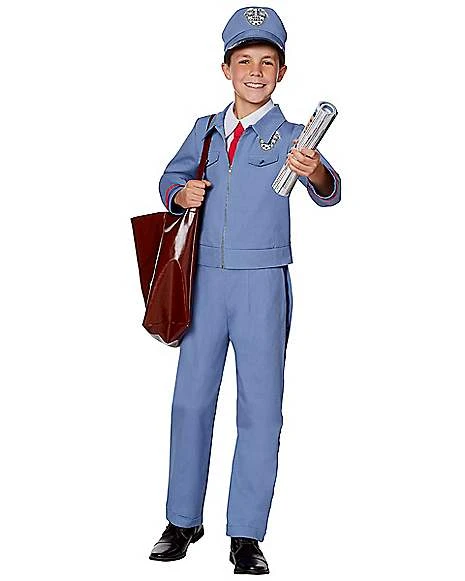 Kids Retro Mail Carrier Costume 2 Kids Retro Mail Carrier Costume - Image 2
