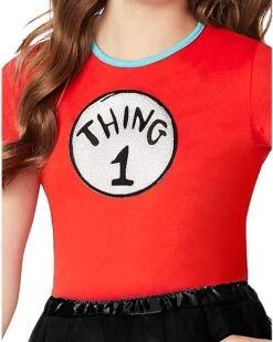 Kids Thing 1 And Thing 2 Costume Kit – Dr. Seuss -Halloween Costumes 07616469 c
