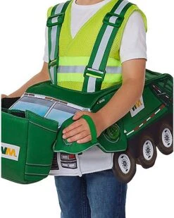 Toddler Waste Management Ride-Along Costume With Sound -Halloween Costumes 07616873 c