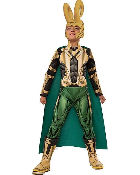 Kids Loki Costume - Marvel Avengers 1 Kids Loki Costume - Marvel Avengers