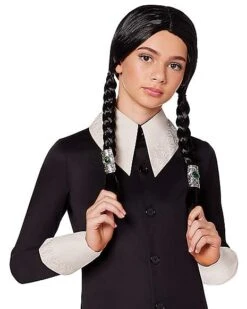 Kids Wednesday Addams Costume - The Addams Family 2 -Halloween Costumes 07630718 c