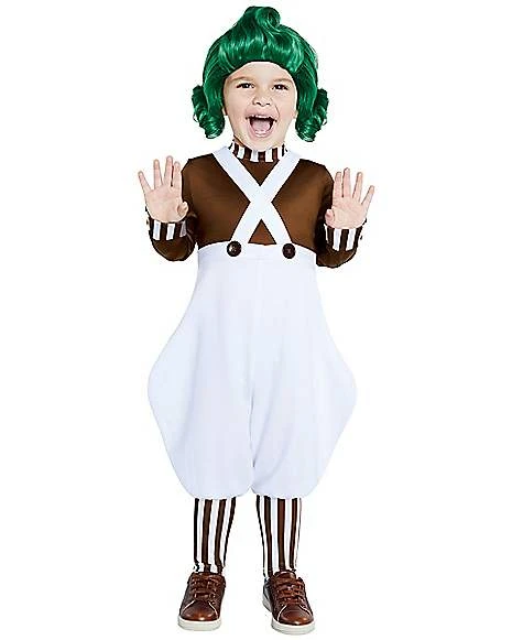 Toddler Oompa Loompa Costume - Willy Wonka And The Chocolate Factory 1 Toddler Oompa Loompa Costume - Willy Wonka And The Chocolate Factory