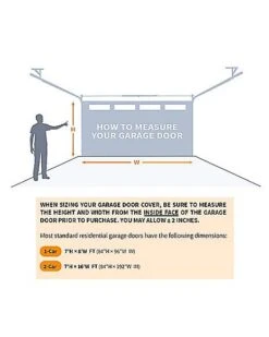 Reaper Graveyard Garage Single Door Cover -Halloween Costumes 07649296 d