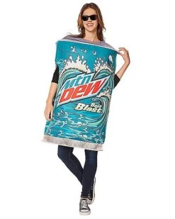 Adult 3D Mountain Dew Baja Blast Costume -Halloween Costumes 07656556 c