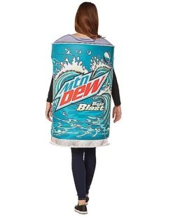Adult 3D Mountain Dew Baja Blast Costume -Halloween Costumes 07656556 d